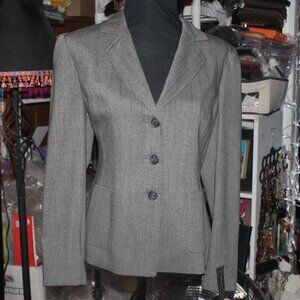 New w Tag $950 Cerruti 1881 Woven in Italy Herringbone Blazer 42 10 Classic